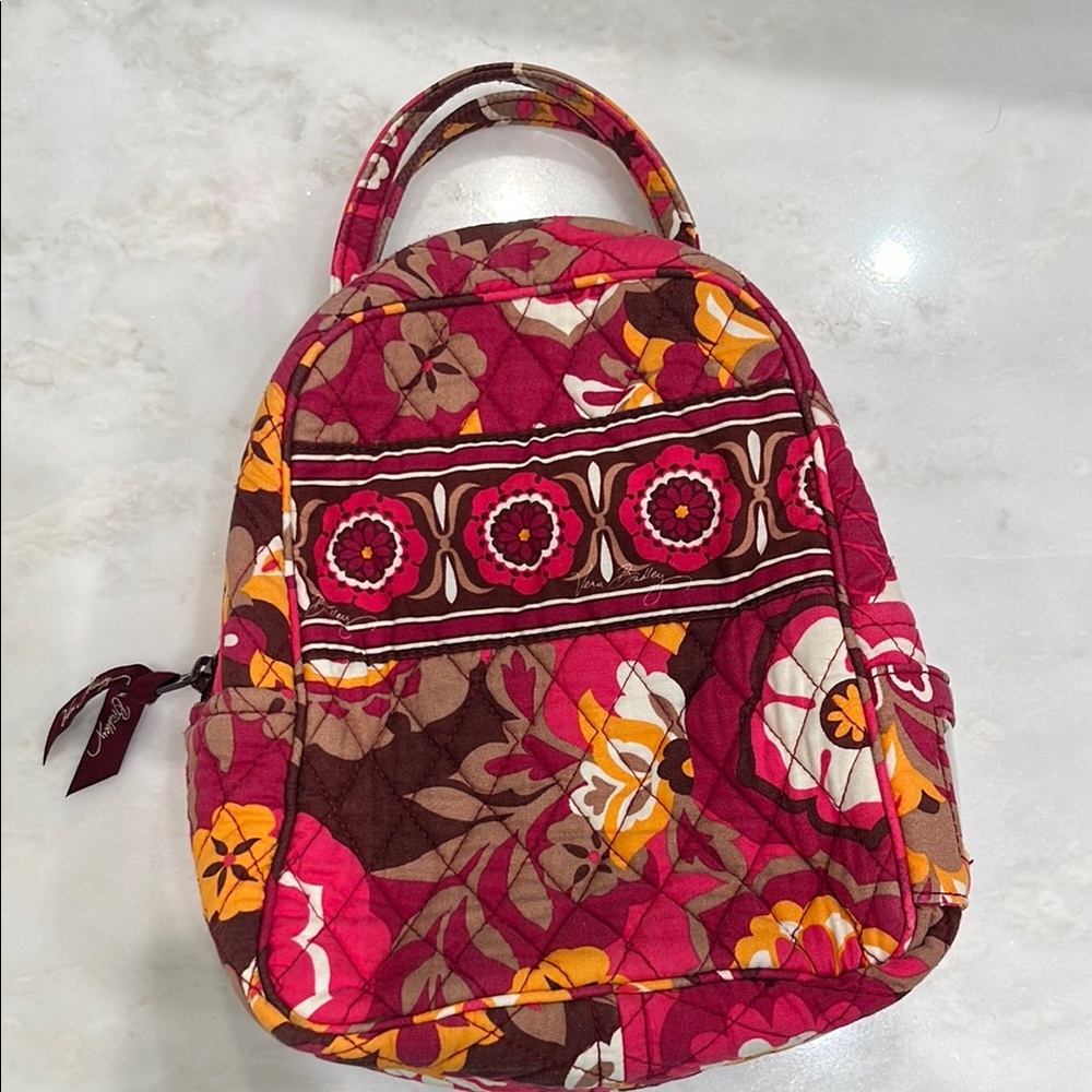 Vera Bradley Floral Patterned Small Lunch Tote